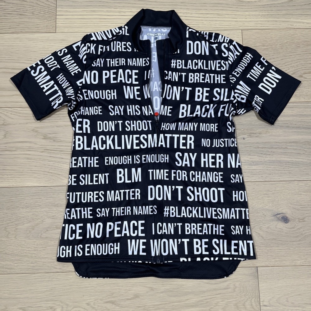 Castelli "Say Their Names" Black Lives Matter Men's Large Cycling Jersey
